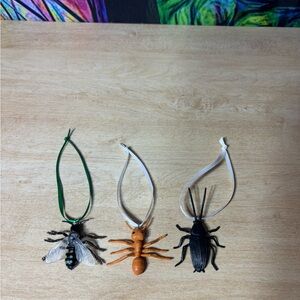 Insects  Custom Christmas Ornament, Insects, Bugs, Ant, Roach, Fly